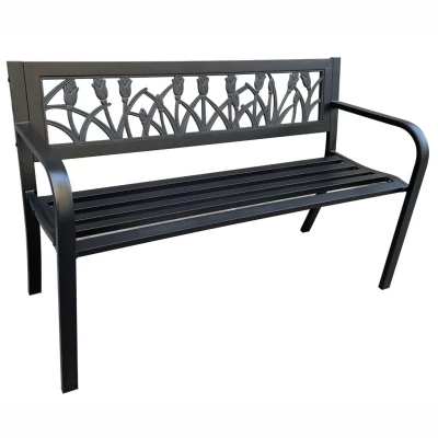 Metall-Gartenbank RABELA - schwarz