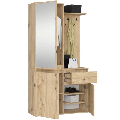 Flurwand RUMIA – Artisan Eiche