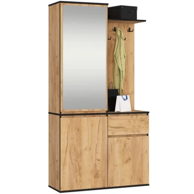 Flurwand RUMIA - Craft Eiche