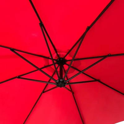 Großer Gartenschirm FENRIS - rot