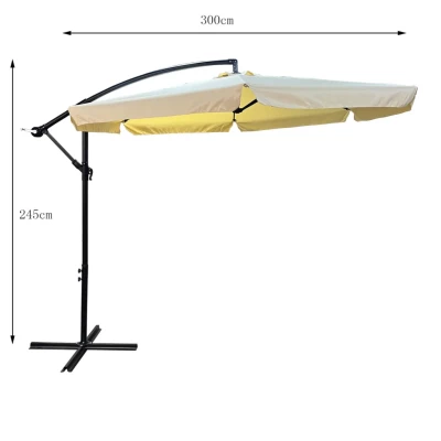 Großer verstellbarer Sonnenschirm ERYX - Beige