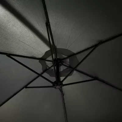 Großer, verstellbarer Sonnenschirm ERYX – Dunkelgrau