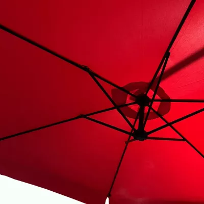 Großer, verstellbarer Sonnenschirm ERYX - rot