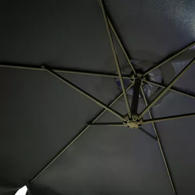Großer verstellbarer Sonnenschirm ERYX – dunkelblau