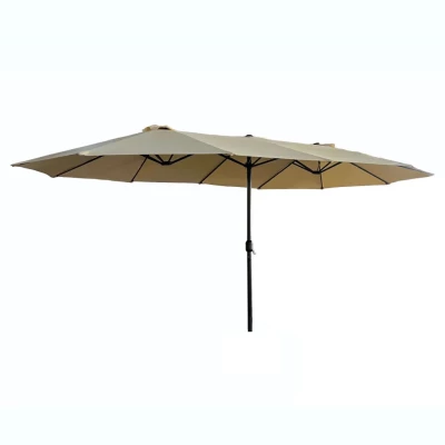 Doppelter Gartenschirm KAIRO - beige