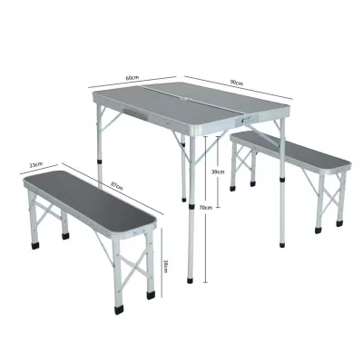 Camping-Set MALEKO - grau