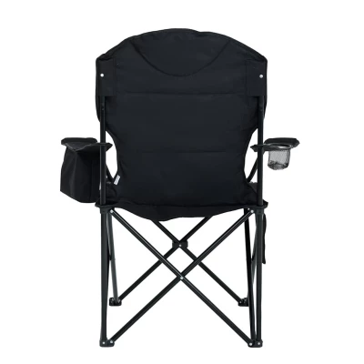 Klappbarer Campingstuhl LIORAN - schwarz/grau