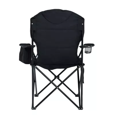 Klappbarer Campingstuhl LIORAN - schwarz/grau
