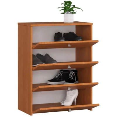 Schuhschrank mit Flügeltüren SIRIEL - Erle