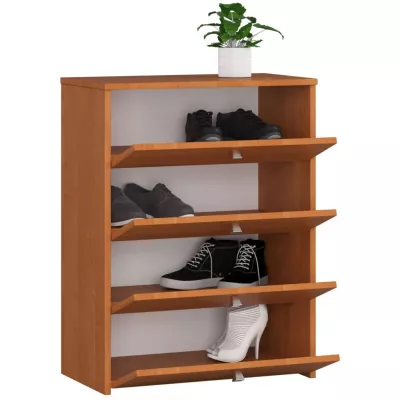 Schuhschrank mit Flügeltüren SIRIEL - Erle