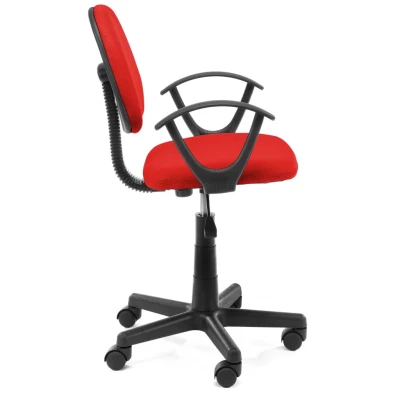 Kinderdrehstuhl BELORA - rot/schwarz