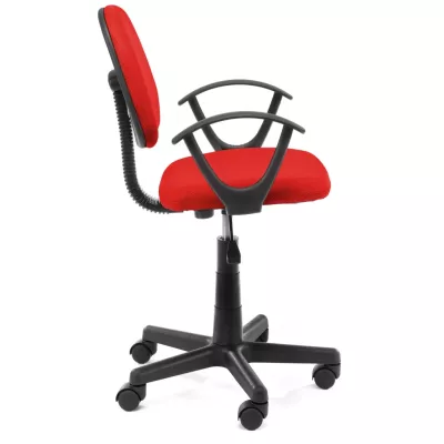 Kinderdrehstuhl BELORA - rot/schwarz