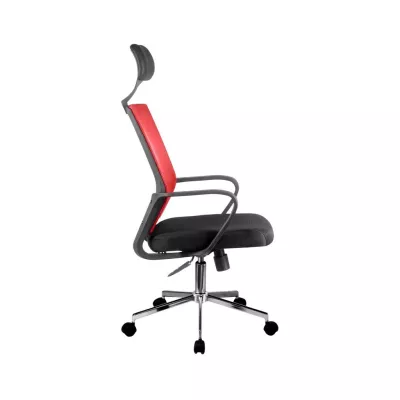 VIRAE Bürostuhl - rot / schwarz