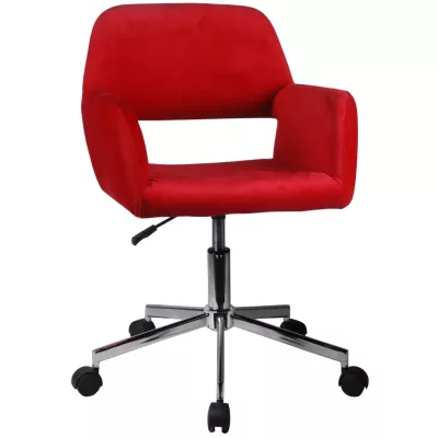 Drehbarer Polstersessel KIVA - rot