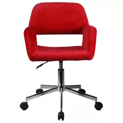 Drehbarer Polstersessel KIVA - rot
