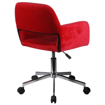 Drehbarer Polstersessel KIVA - rot