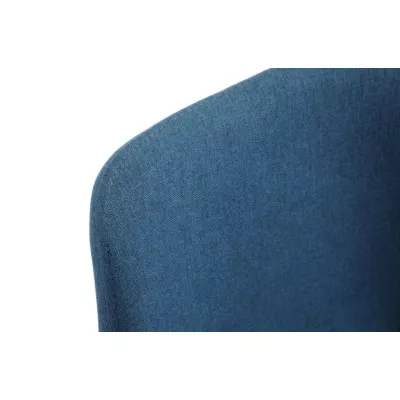 4er-Set Esszimmerstühle KIMTE - blau/Buche