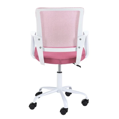 Kinderdrehstuhl ARNEA - weiß/rosa