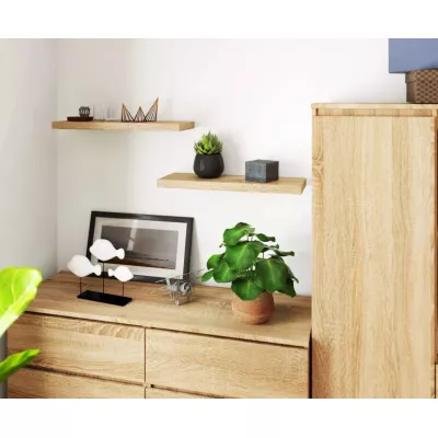 Wandregal 60 cm OLANIRA – Sonoma Eiche