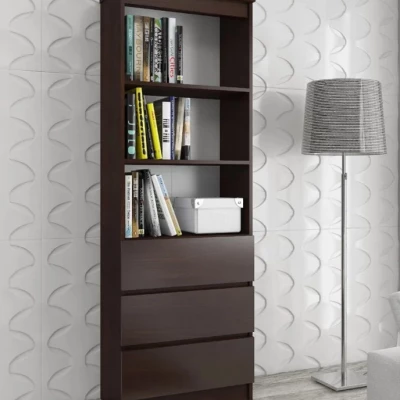 VALESTRA Regalsystem mit Schubladen - Wenge