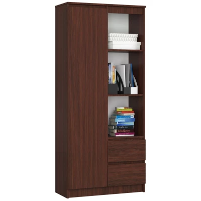 VALESTRA Regalsystem mit Schubladen und Türen - Wenge