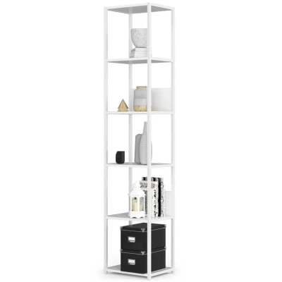 Metallregal 40 cm TOMIRAN - weiß