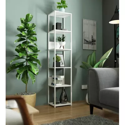 Metallregal 40 cm TOMIRAN - weiß