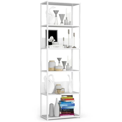 Metallregal 60 cm TOMIRAN - weiß