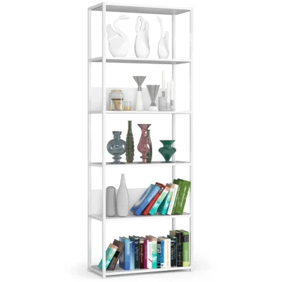 Metallregal 70 cm TOMIRAN - weiß
