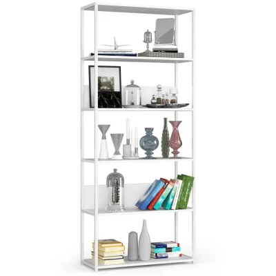 Metallregal 80 cm TOMIRAN - weiß