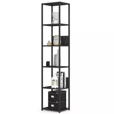 Metallregal 40 cm DERIVAL - schwarz