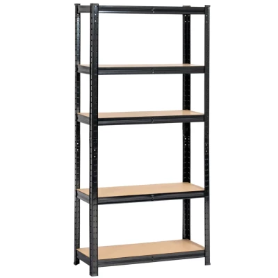 Haushaltsregal aus Metall, 70 cm, QARIAN - schwarz