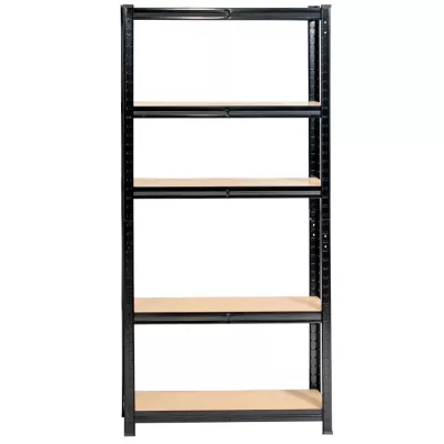 Haushaltsregal aus Metall, 70 cm, QARIAN - schwarz