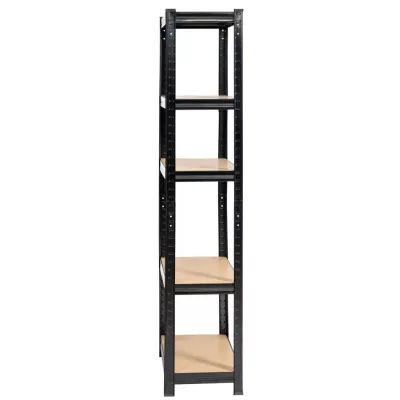 Haushaltsregal aus Metall, 70 cm, QARIAN - schwarz