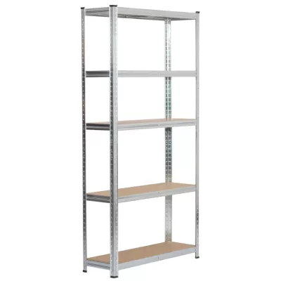 Haushaltsregal 90 cm QARIAN - silber