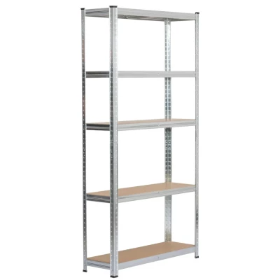 Metallregal-Set für Zuhause, 90 cm, QARIAN - Silber