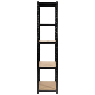 Metallregal 90 cm QARIAN - schwarz