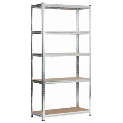 Metallregal 90 cm QARIAN - silber