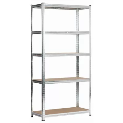 Metallregal 90 cm QARIAN - silber