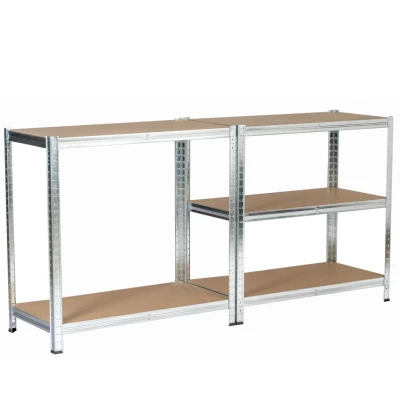 Metallregal 90 cm QARIAN - silber