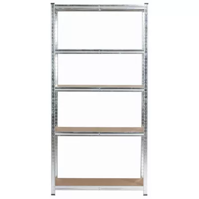 Metallregal 90 cm QARIAN - silber