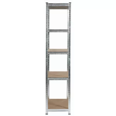 Metallregal 90 cm QARIAN - silber