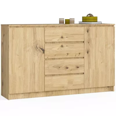 Breite, kombinierte Kommode SAVRILA – Artisan Eiche