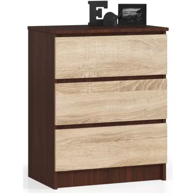 SAVRILA Kommode – Wenge / Sonoma Eiche
