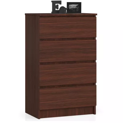 Schmale Kommode SAVRILA - Wenge