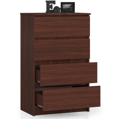 Schmale Kommode SAVRILA - Wenge