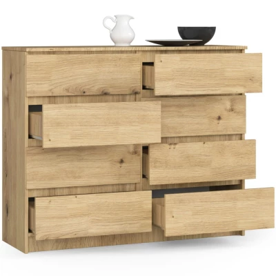 Breite Kommode SAVRILA – Artisan Eiche