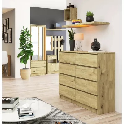 Breite Kommode SAVRILA – Artisan Eiche