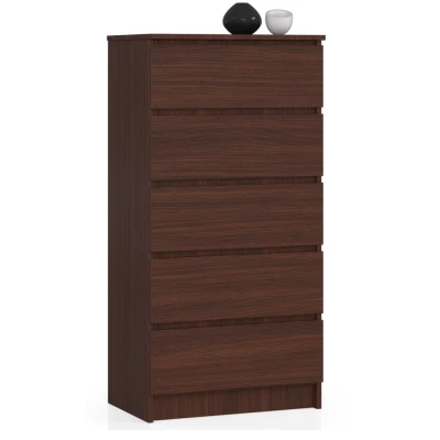 Hohe Kommode SAVRILA - Wenge
