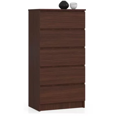 Hohe Kommode SAVRILA - Wenge